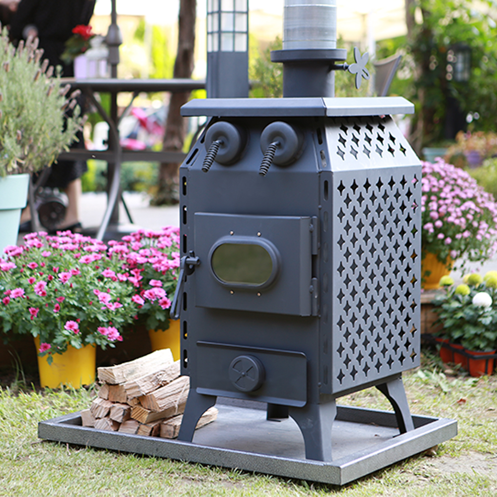 꾸버스 백두40 고급형 화목난로 장작 나무 펠렛 난로 가정용 업소용