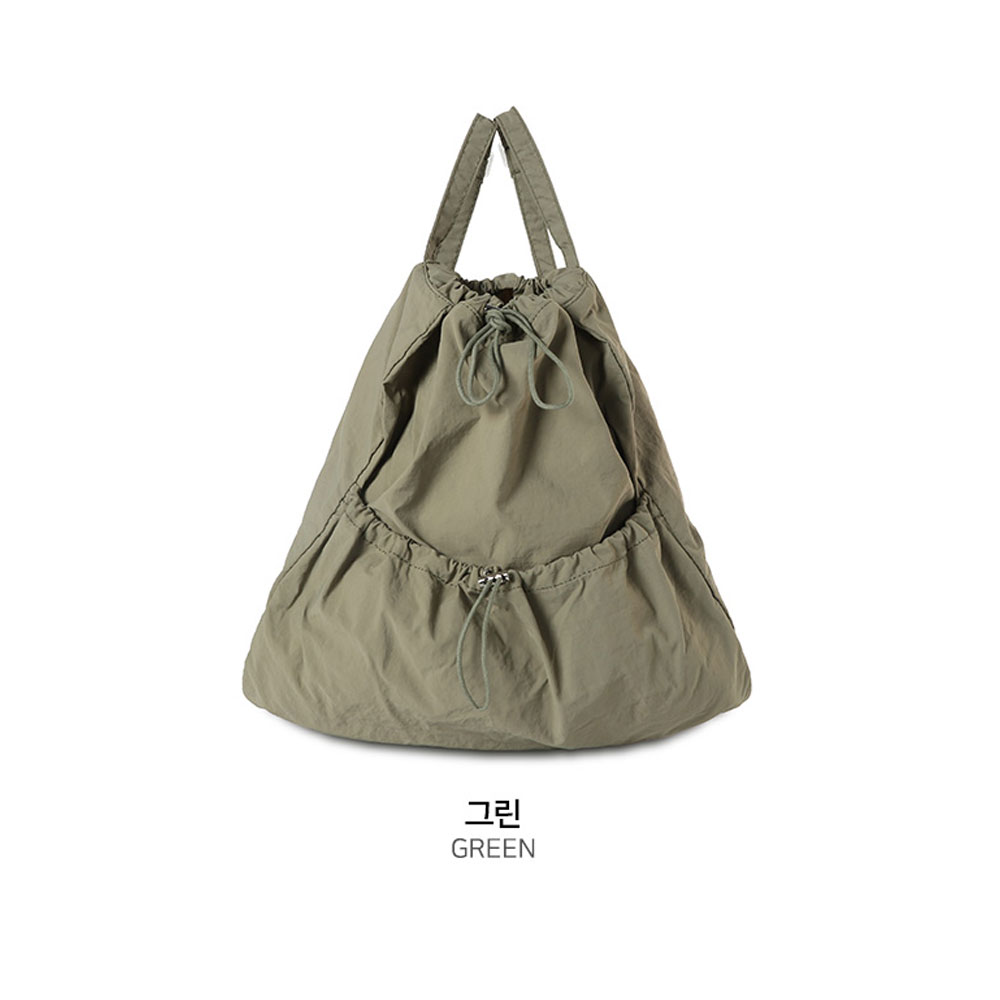 초경량 가벼운 스트링 백팩 대학생 여대생 엄마 나들이 외출 여행 백팩 등에매는 가방 - 상세 이미지 4