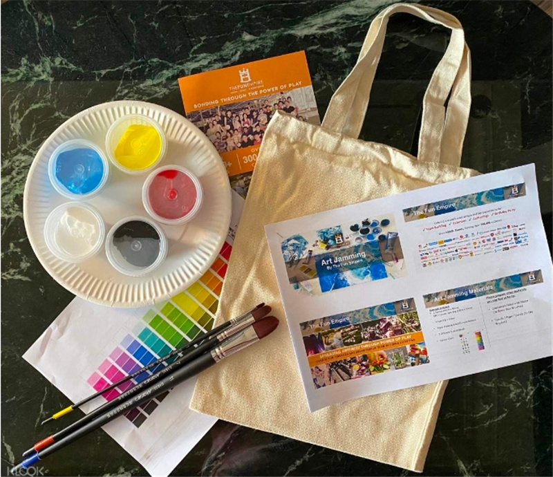 싱가포르 아트재밍 + 클레이 + 테라리움 + 가죽 공예 DIY 키트 (무료 배송) 이미지 2