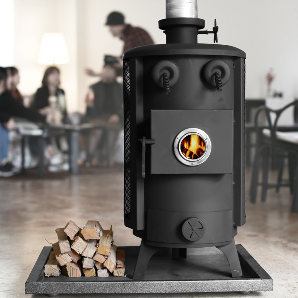 꾸버스 한라 30 화목난로 장작 나무 야외 가정용 업소용 난방 스토브