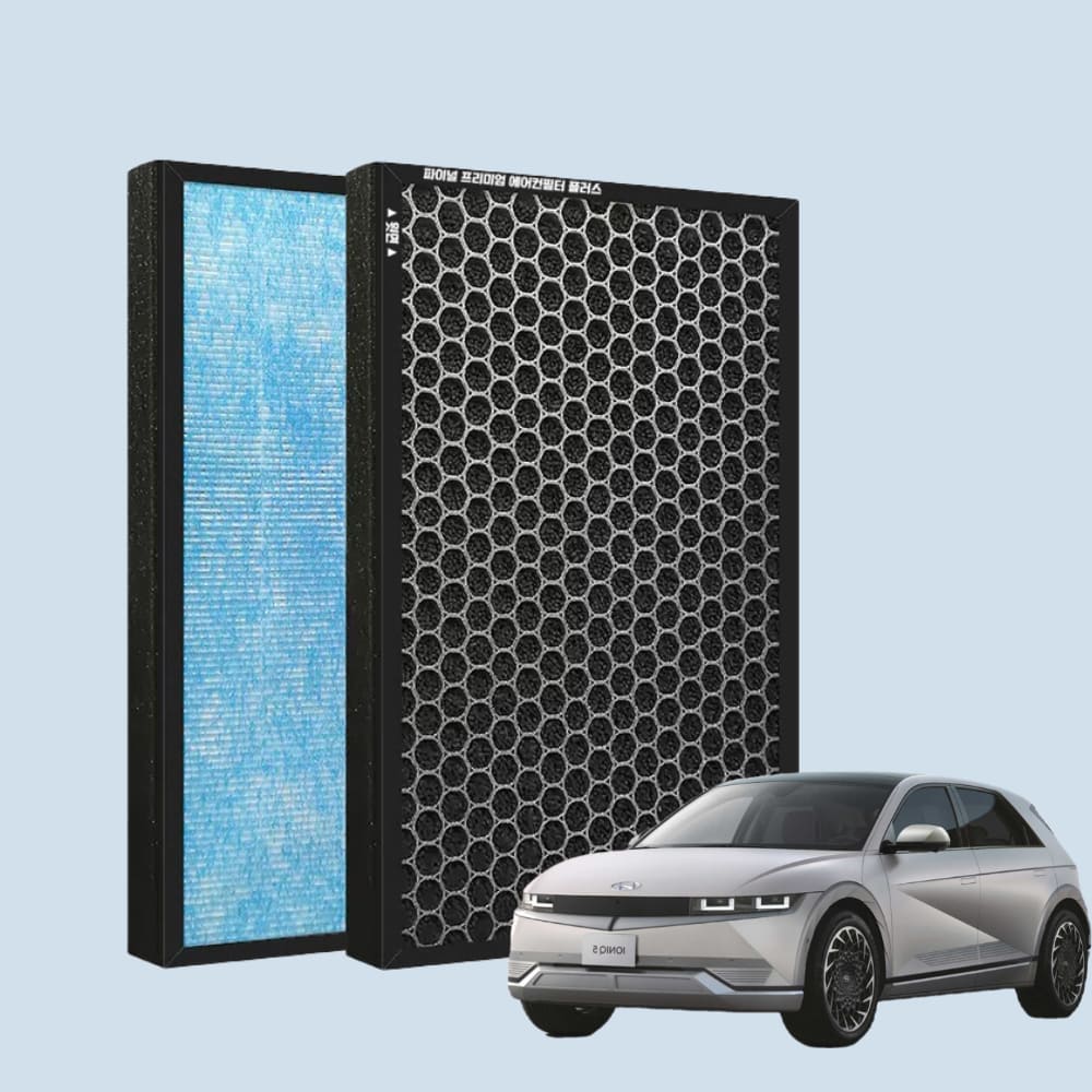 [호환]파이널 현대 자동차 차량용 아이오닉5 프리미엄 플러스 활성탄 에어컨필터 PM0.3 P17