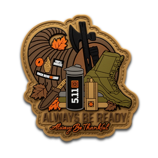 5.11 택티컬 올 웨이즈 비 땡스풀 패치 (카키) - Always Be Thankful Patch (Khaki) : 군기시코리아