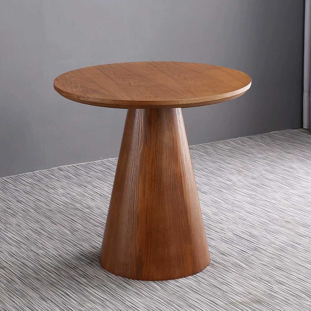 원뿔식탁 라운드식탁 원룸 모던 예쁜 탁자 2인 거실 70x70cm - 상세 이미지 4
