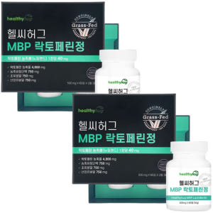 헬씨허그 MBP 락토페린 60정 x4통 4개월 면역력 관절 뼈 골밀도 건... 맛있게 먹은 솔직 후기 - 상품 이미지 1
