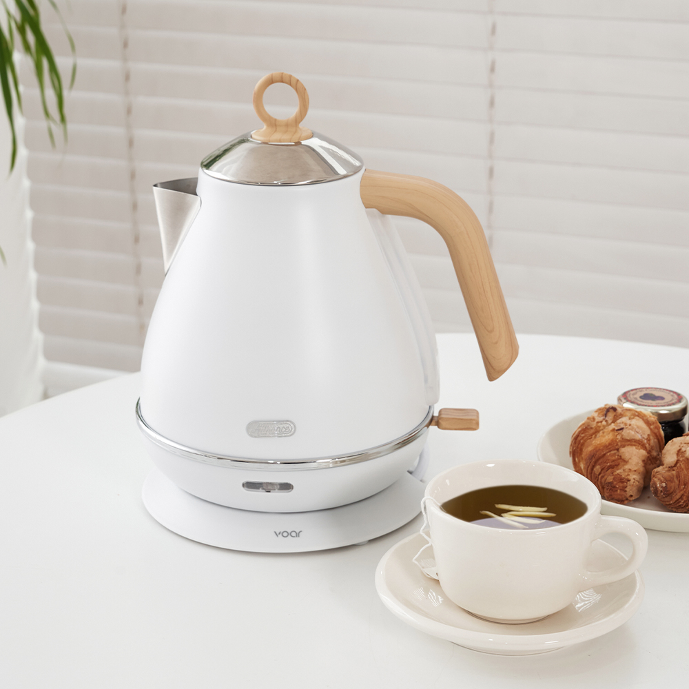 보아르 아띠랑스 전기포트 304 스텐 커피포트 베이지