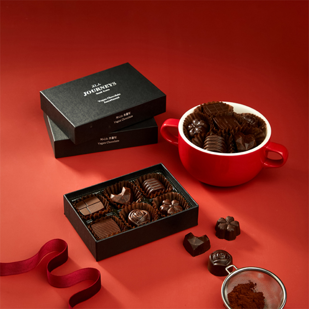 [져니스] 당제로 비건 봉봉 초콜릿 6구 10구 선물세트 120g 상세 이미지 2