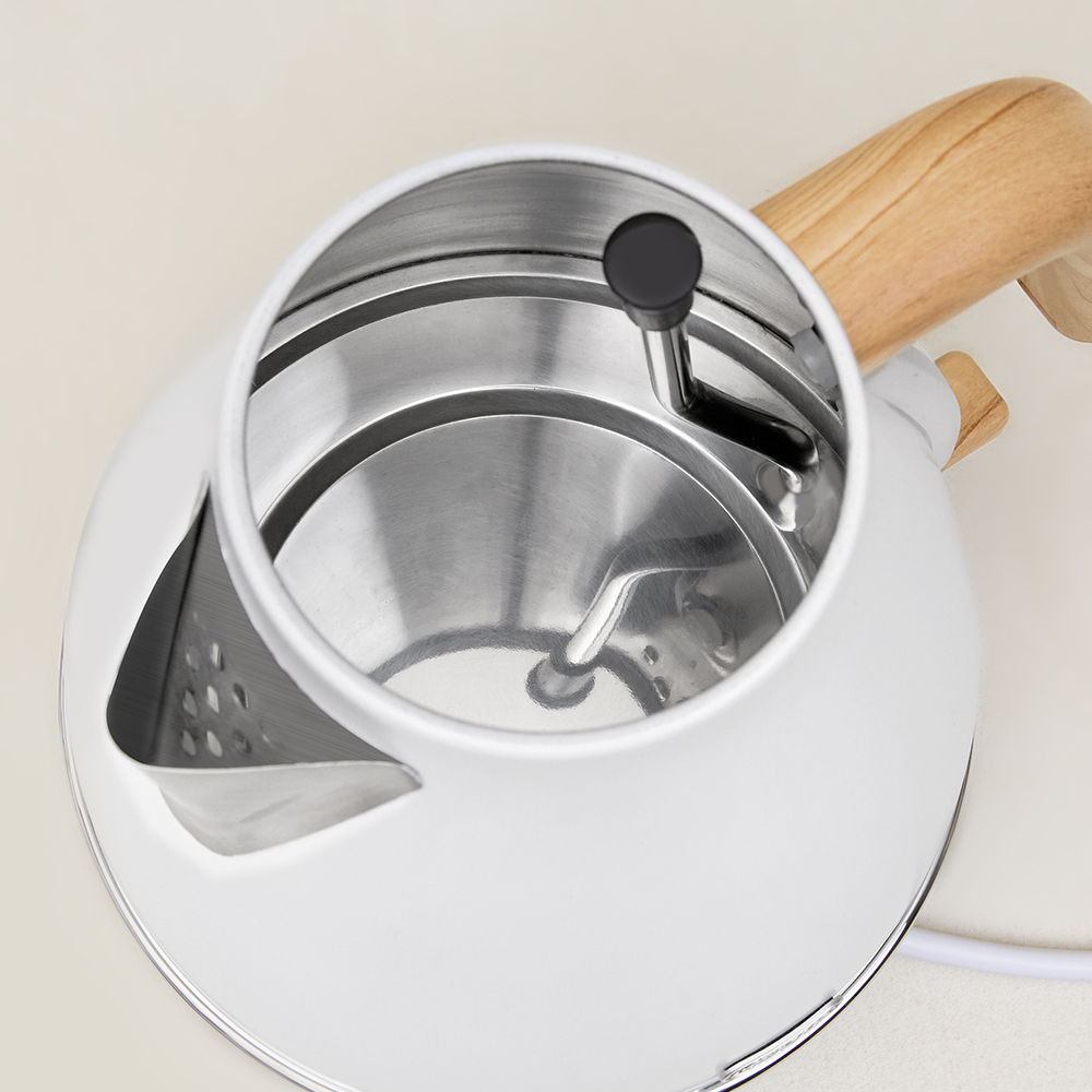 보아르 아띠랑스 전기포트 304 스텐 커피포트 베이지