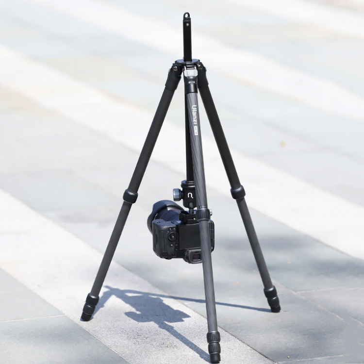 울란지 MT-60 8X 카본 전문가용 4단 삼각대 이미지 8