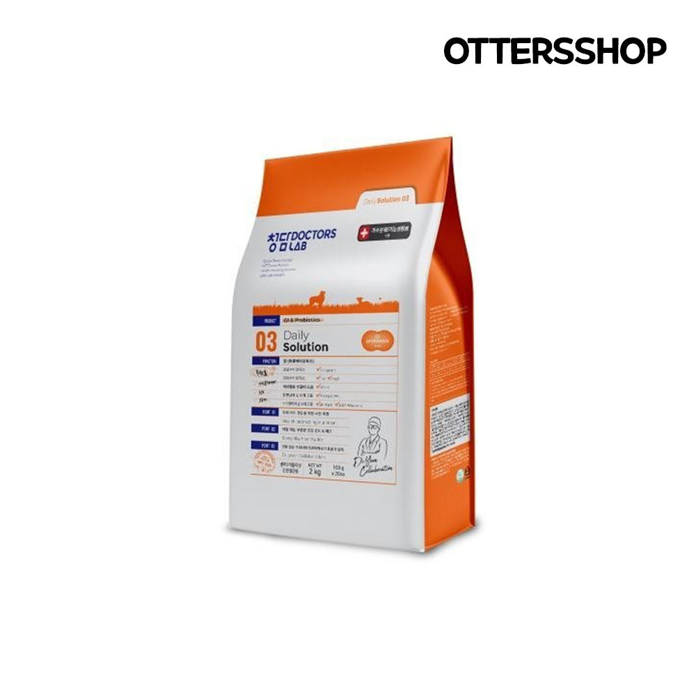 청담닥터스랩 반려견 강아지 저알러지 건강 케어 사료 데일리 솔루션 조인트&웨이트 2kg - 상세 이미지 3