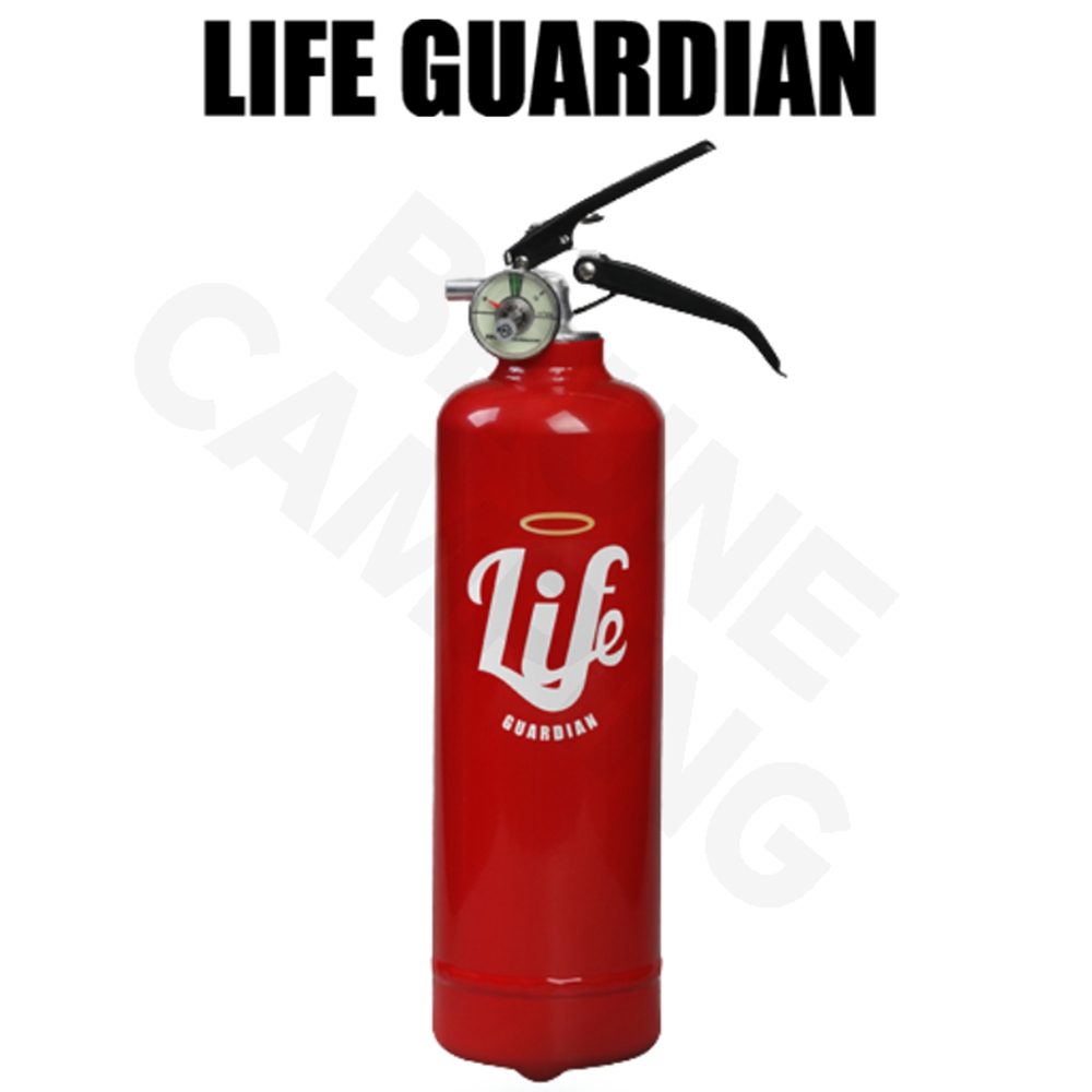 라이프가디언 소화기 차량용 가정용 주방용 휴대용 캠핑 자동차 겸용 분말 하키 캐릭터