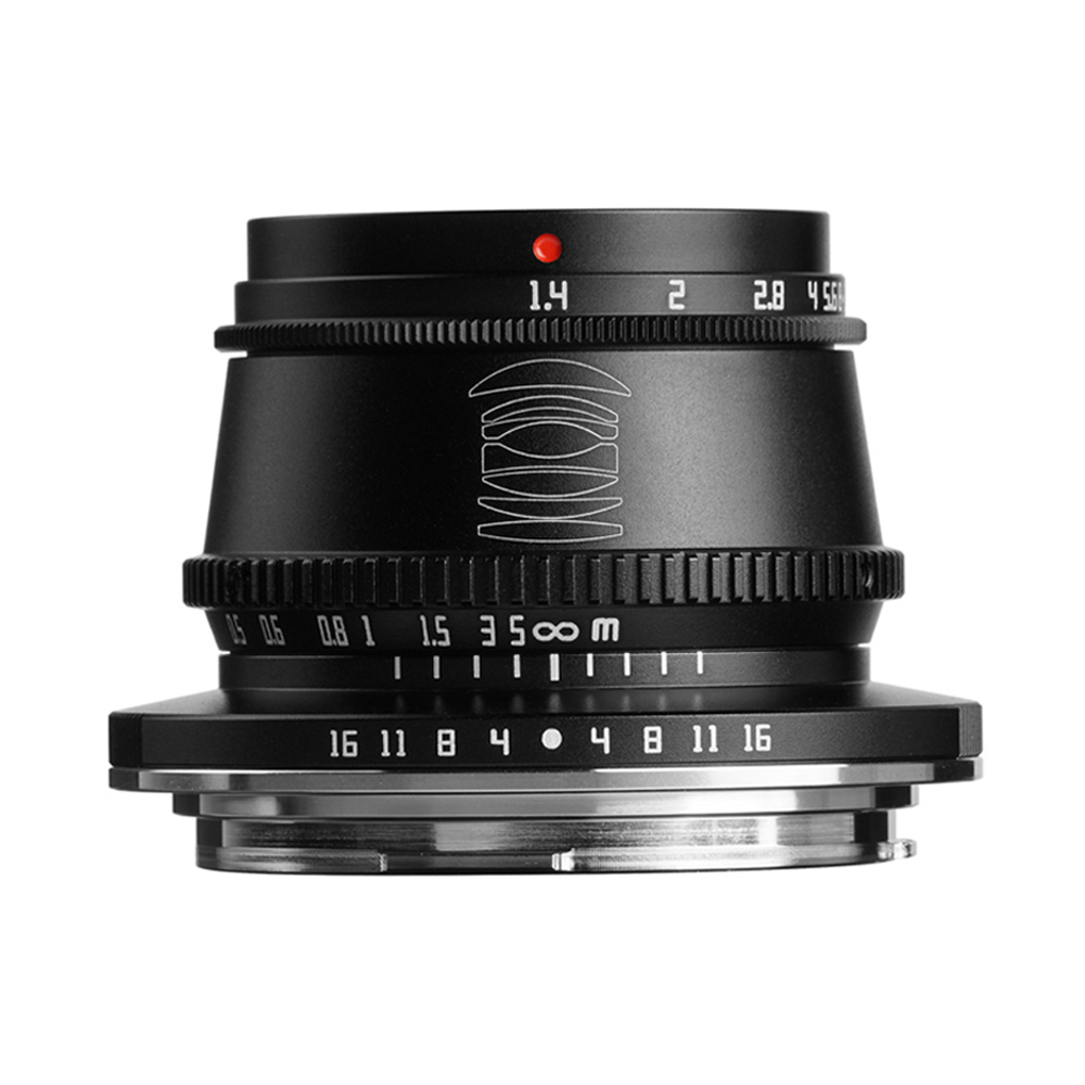 티티아티산 35mm F1.4 캐논 RF마운트 APS-C 렌즈 블랙 - 메인 이미지