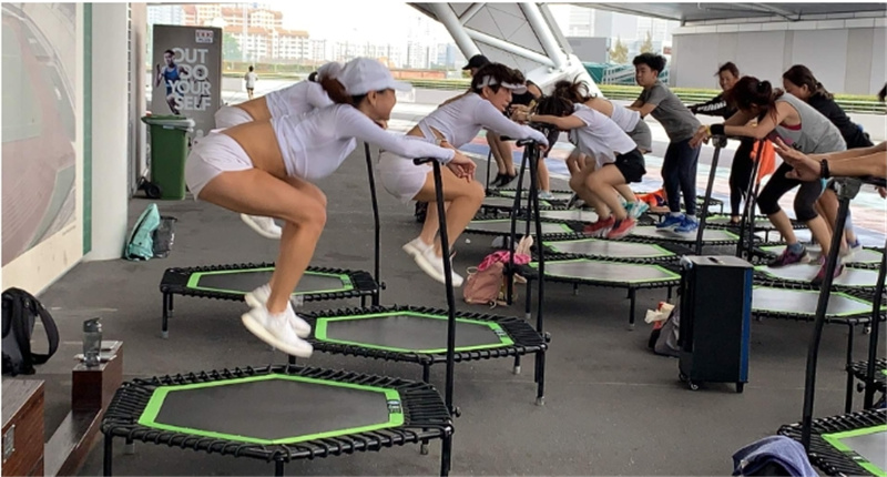 싱가포르 점핑 트램펄린 피트니스 체험 이미지 2