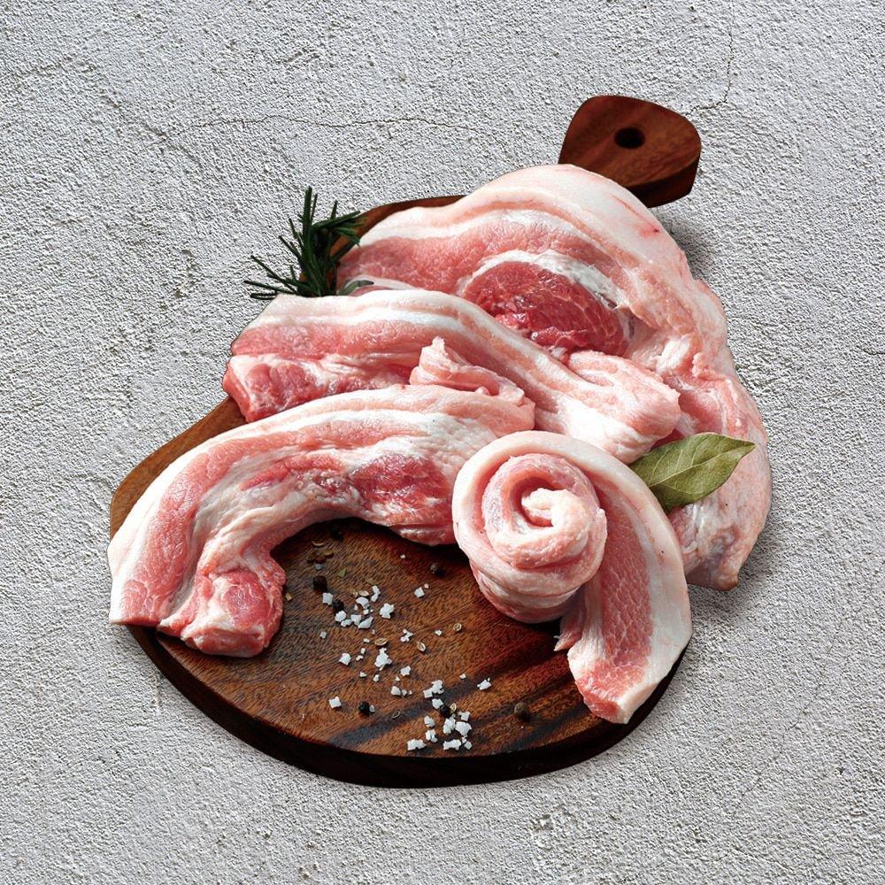 [갤러리아] [국제식품] 우리돼지 한돈 냉장 삼겹살 800g(구이용,바베큐용) : 갤러리아백화점