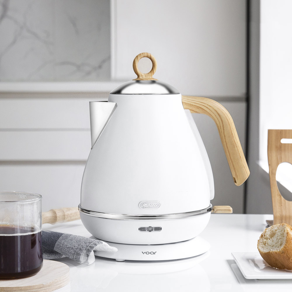 보아르 아띠랑스 전기포트 304 스텐 커피포트 베이지