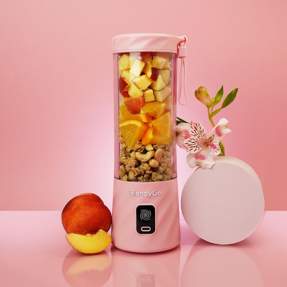 블랜디고 BlendyGo 3 스무디 메이커 USB 휴대용 미니 믹서 핑크 개봉기 | 실사용 후기 - 대표 이미지