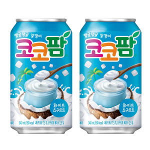 코코팜 복숭아 포도 망고 요거트 340ml 각6개씩 24캔 뚱캔 음료수 맛있게 먹은 솔직 후기 - 상품 이미지 2