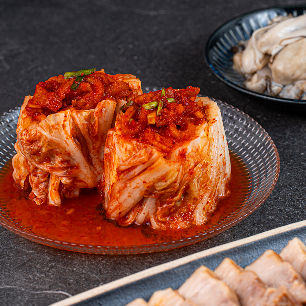 100% 국내산 배추 포기 김장 보쌈 맛 김치