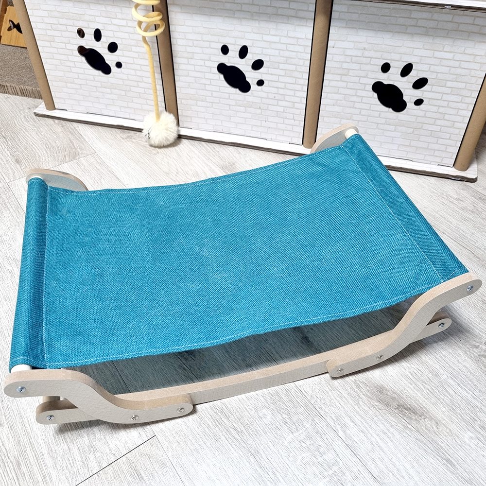 나마스펫 투웨이 고양이 흔들 원목 해먹 애견 방석 강아지 소파