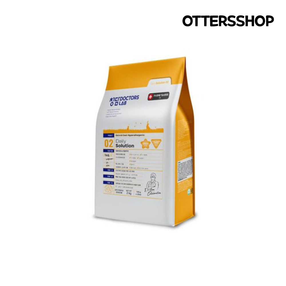 청담닥터스랩 반려견 강아지 저알러지 건강 케어 사료 데일리 솔루션 조인트&웨이트 2kg - 상세 이미지 2