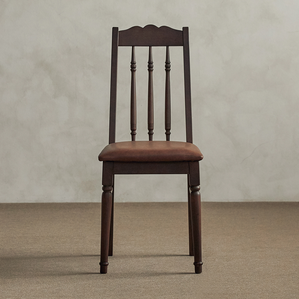 로맨틱캬바레 1968 빈티지 원목 의자 카페 인테리어 월넛 체어