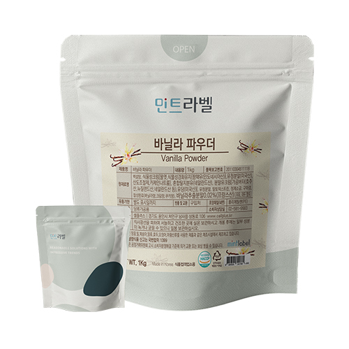 민트라벨 바닐라 파우더 1kg 바닐라라떼 스무디 프라페 - 상품 이미지