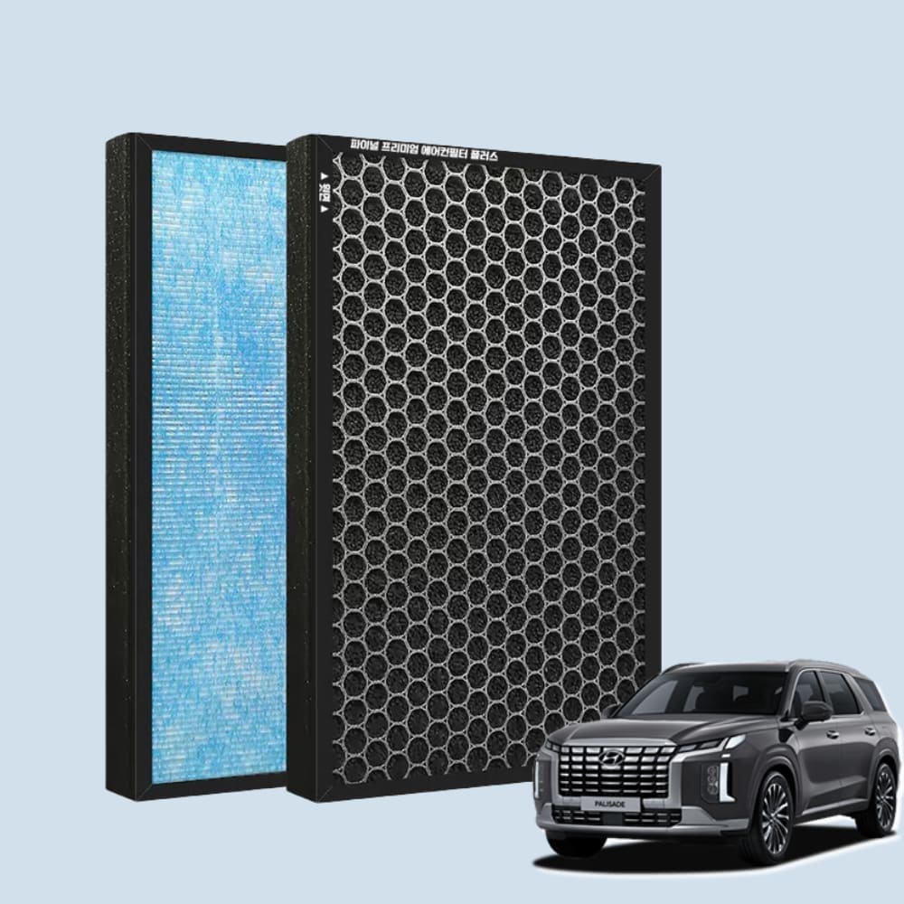 [호환] 파이널 현대 더뉴 팰리세이드 에어컨필터 전차종 냄새차단 PM 0.3