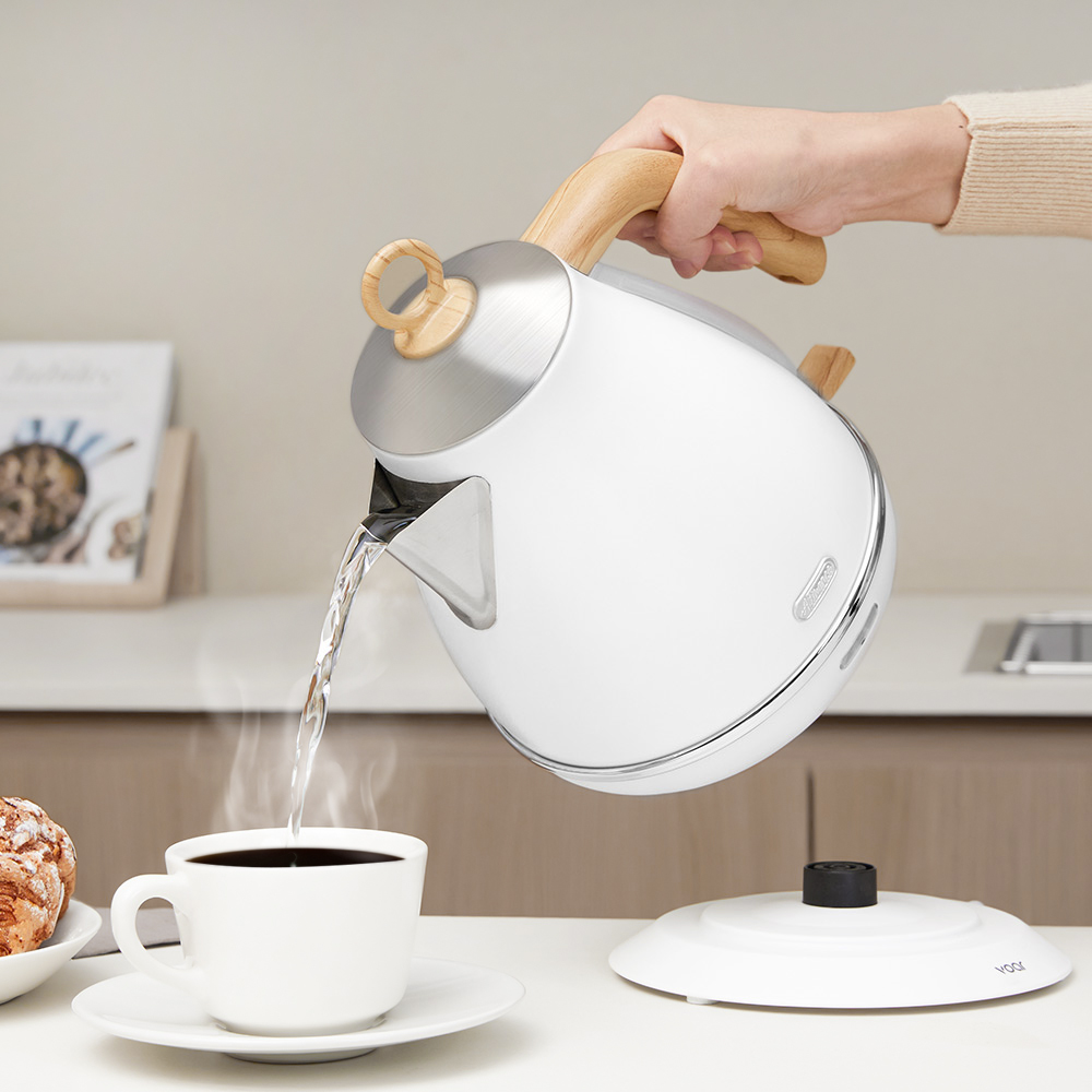 보아르 아띠랑스 전기포트 304 스텐 커피포트 베이지