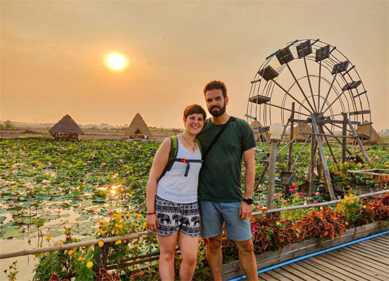 캄보디아 씨엠립 일몰 자전거 투어 이미지 3