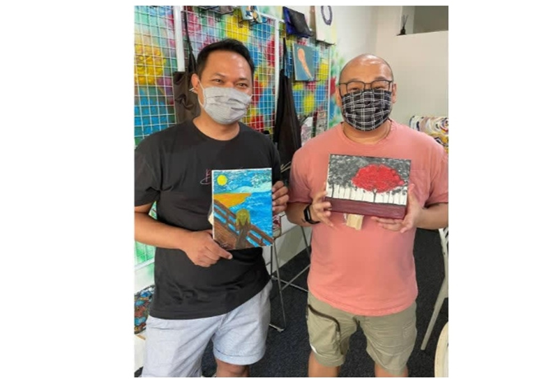 싱가포르 아트 재밍 원데이 클래스 (180분 / 무제한 음료 제공) 이미지 2