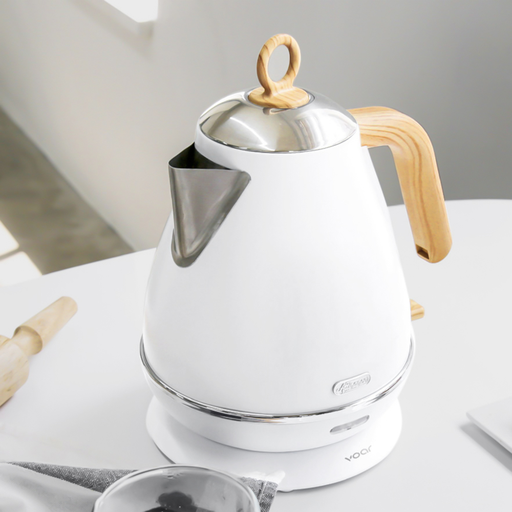 보아르 아띠랑스 전기포트 304 스텐 커피포트 베이지