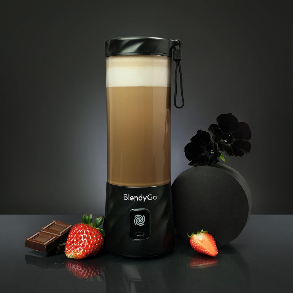 블랜디고 BlendyGo 3 스무디 메이커 USB 휴대용 미니 믹서 블랙 이미지 3