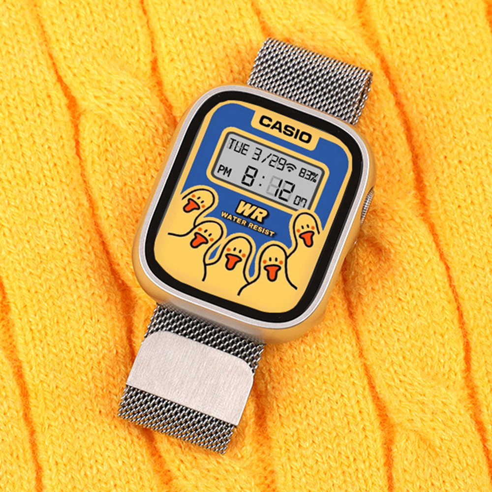 아이엠듀 애플워치 스트랩 메탈 밀레니즈 루프 울트라 9 8 7 6 SE 호환 밴드 줄질 42/44/45/49mm