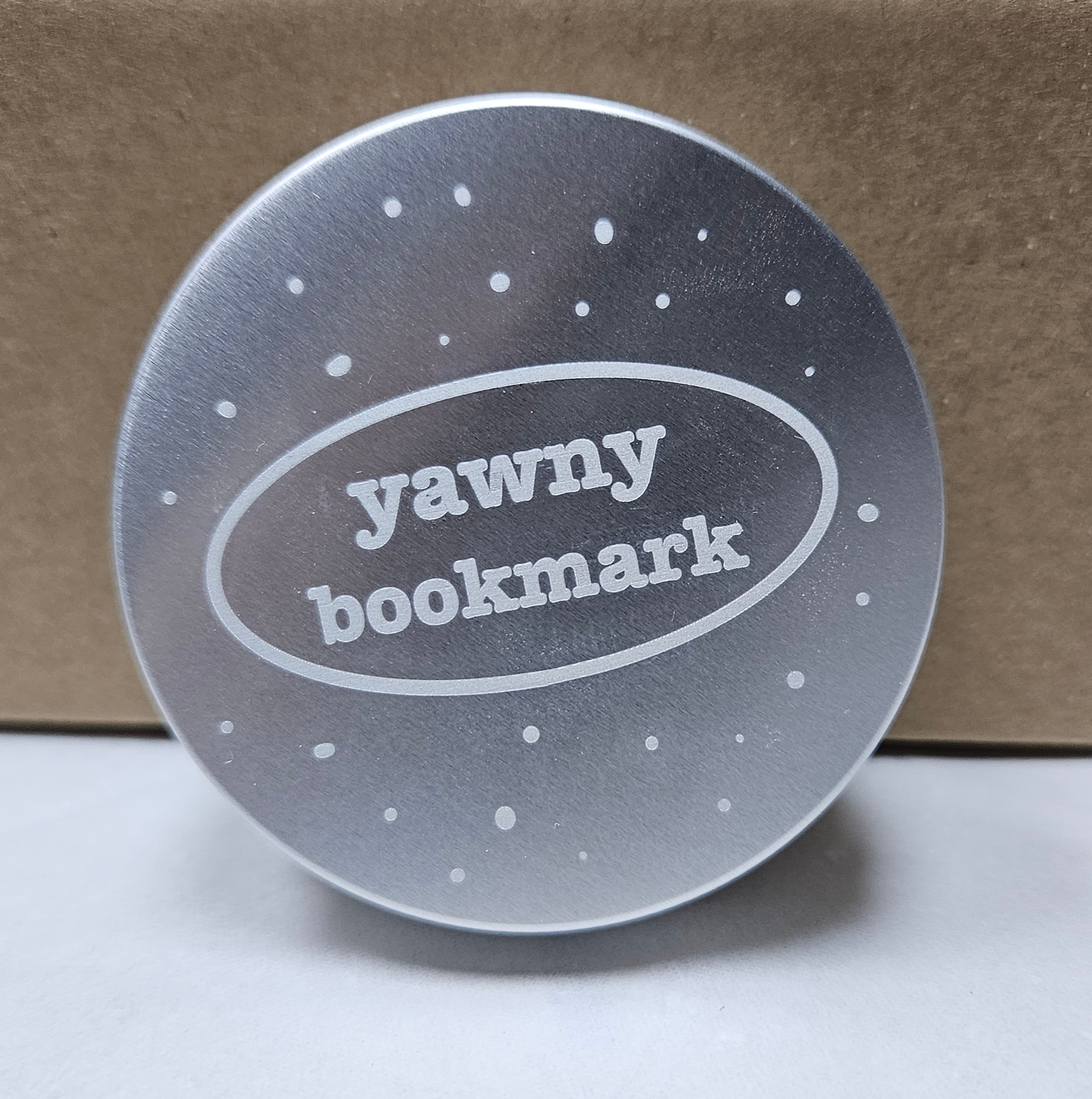 북다트 금속책갈피 이니셜 각인 틴케이스