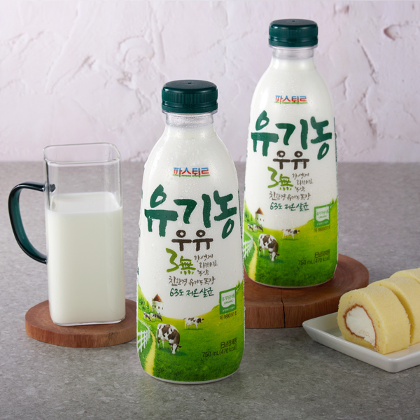 파스퇴르 유기농우유 750ml 3개 돌아기우유
