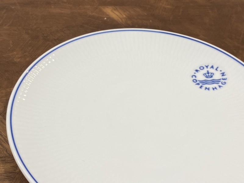 (23cm 샐러드접시) 로얄코펜하겐 블루라인 쿠페 플레이트 23cm Blueline coupe plate 23cm 1058881 - 상세 이미지 4