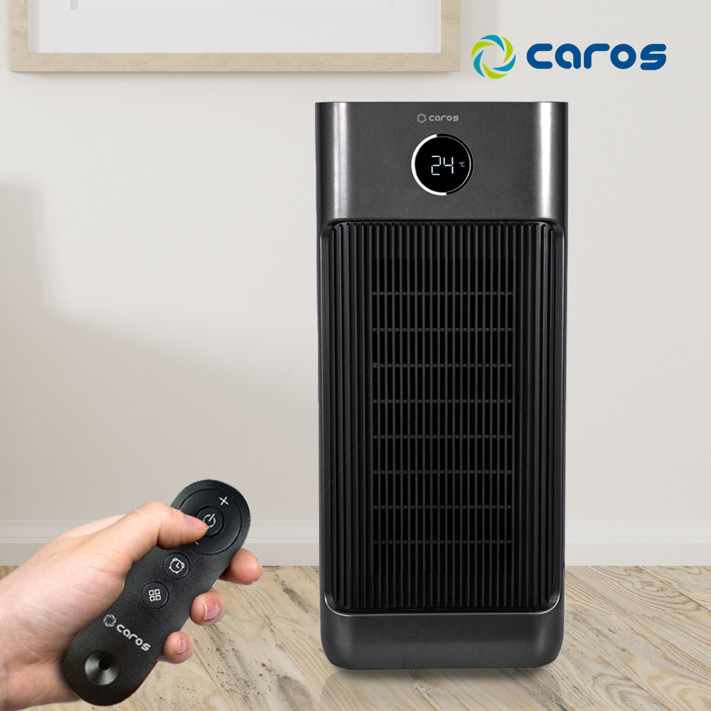캐로스 온풍기 그래핀 PTC 히터 사무실 업소용 가정용 스탠드 저소음 난방기