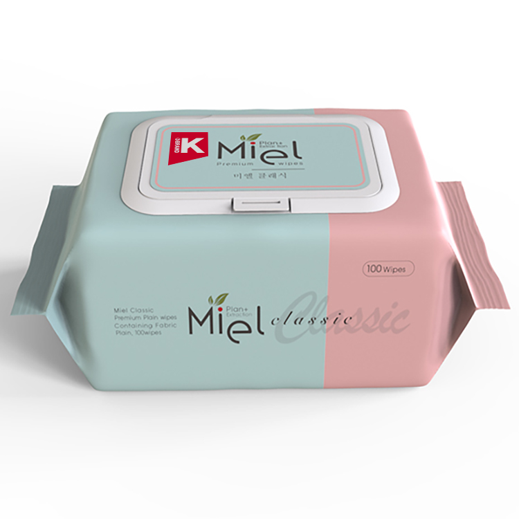 (무통장입금가능)미엘 클래식 아기물티슈 캡형 100매 10팩