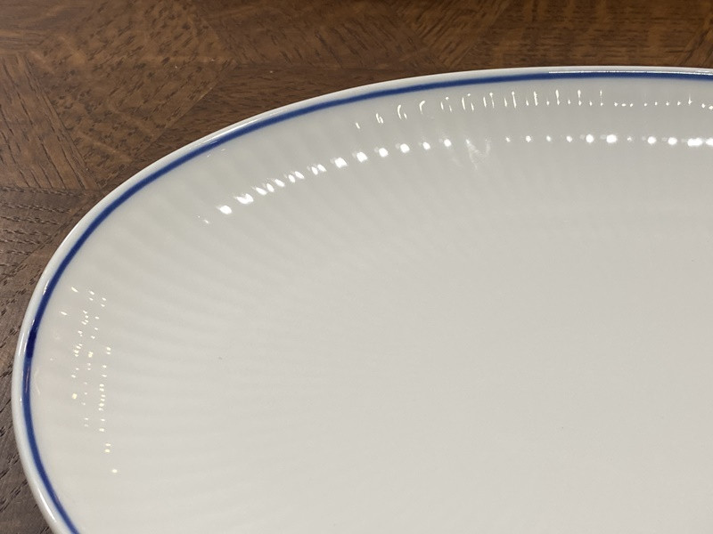 (23cm 오벌접시) 로얄코펜하겐 블루라인 오발 아시에뜨 23cm Blueline assiette oval 23cm 1058879 - 상세 이미지 5