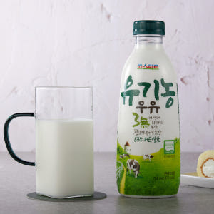파스퇴르 유기농우유 750ml 3개 돌아기우유 맛있게 먹은 솔직 후기 - 상품 이미지 1