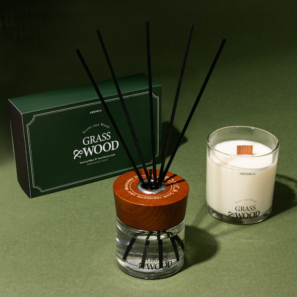 실내디퓨저 방향제 집들이선물 캔들향초 명품디퓨저세트 커피우디향기 3종