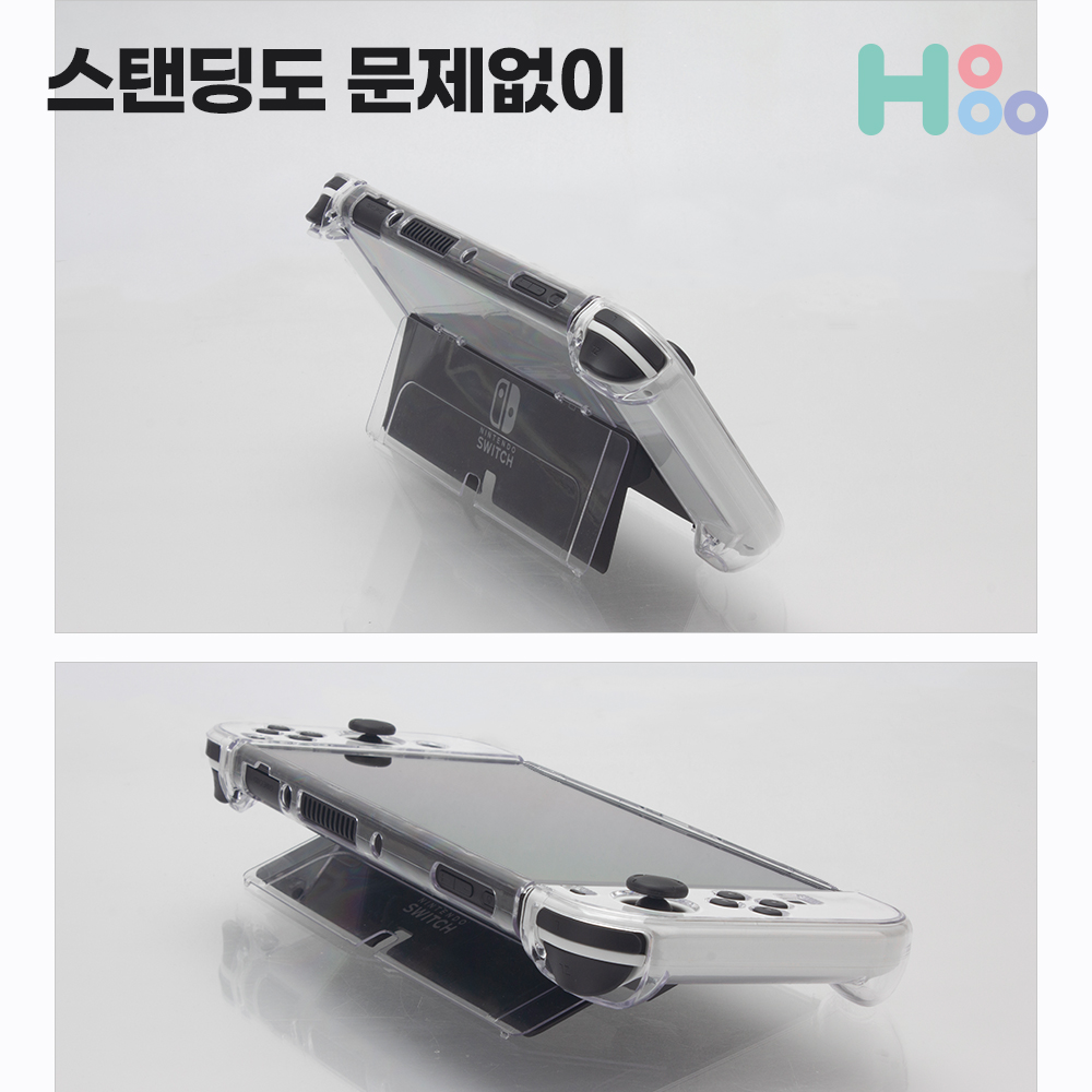 닌텐도 스위치 OLED케이스 조이콘 커버 투명 H1 - 상세 이미지 5