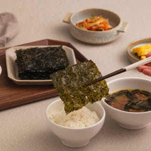 맥반석 시장 들기름 즉석구이김 수제 옛날시골 구운 조미김 굽다김바로 맛있게 먹은 솔직 후기 - 상품 이미지 2