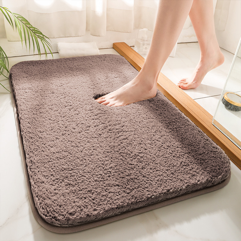 주방 욕실 발매트 물흡수 빨아쓰는 고급 호텔 화장실 매트 씽크대 그레이 40x60