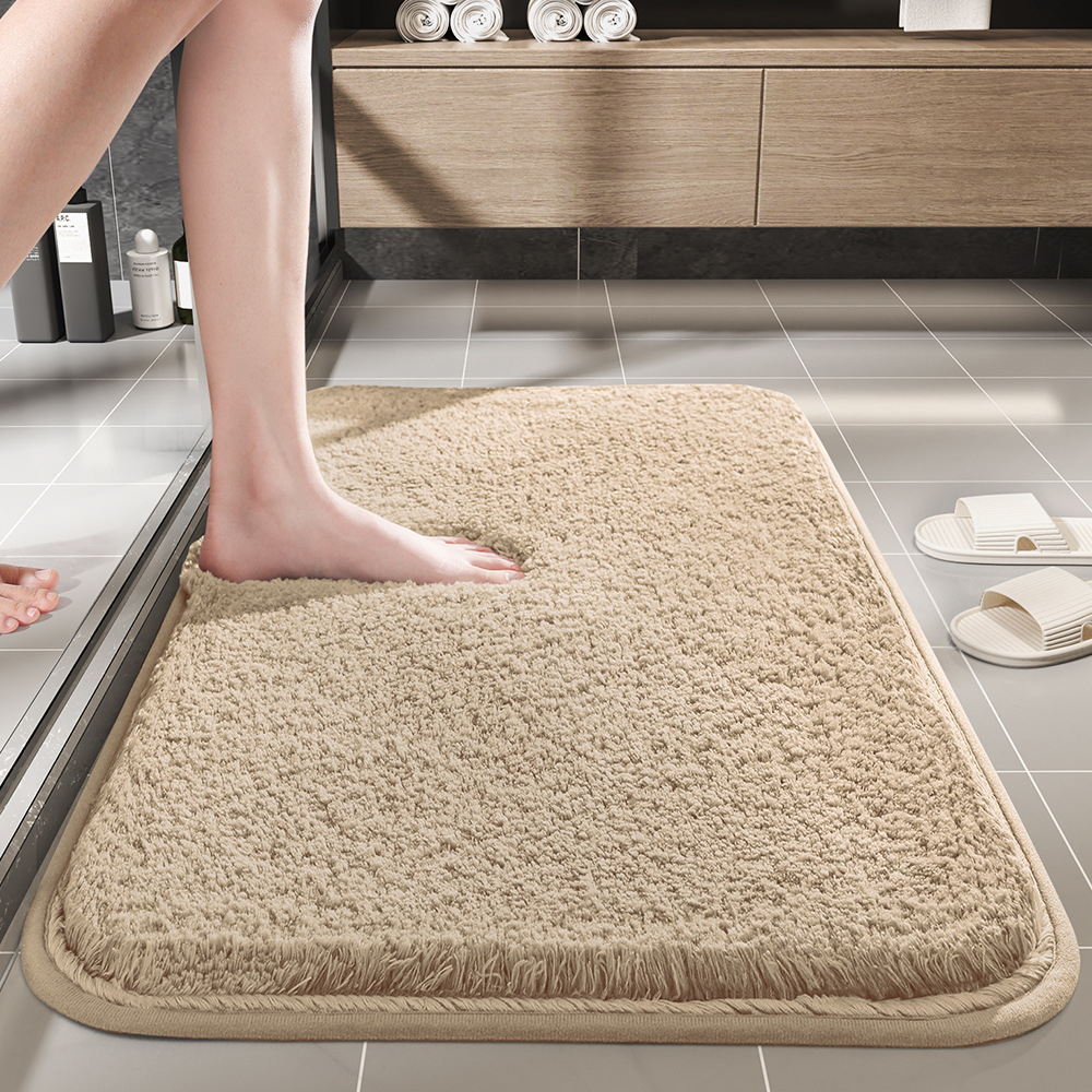 주방 욕실 발매트 물흡수 빨아쓰는 고급 호텔 화장실 매트 씽크대 그레이 40x60