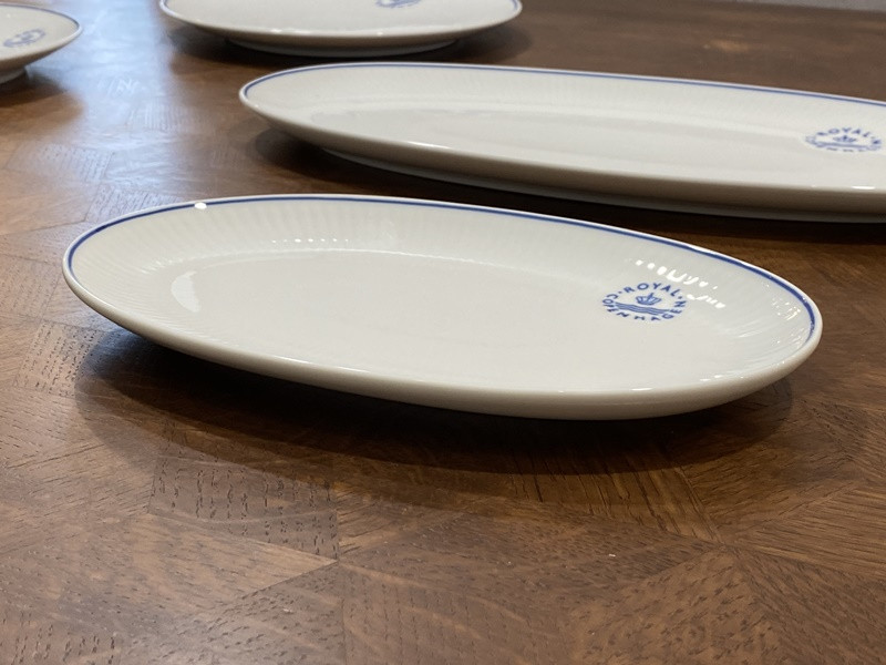 (23cm 오벌접시) 로얄코펜하겐 블루라인 오발 아시에뜨 23cm Blueline assiette oval 23cm 1058879 - 상세 이미지 4