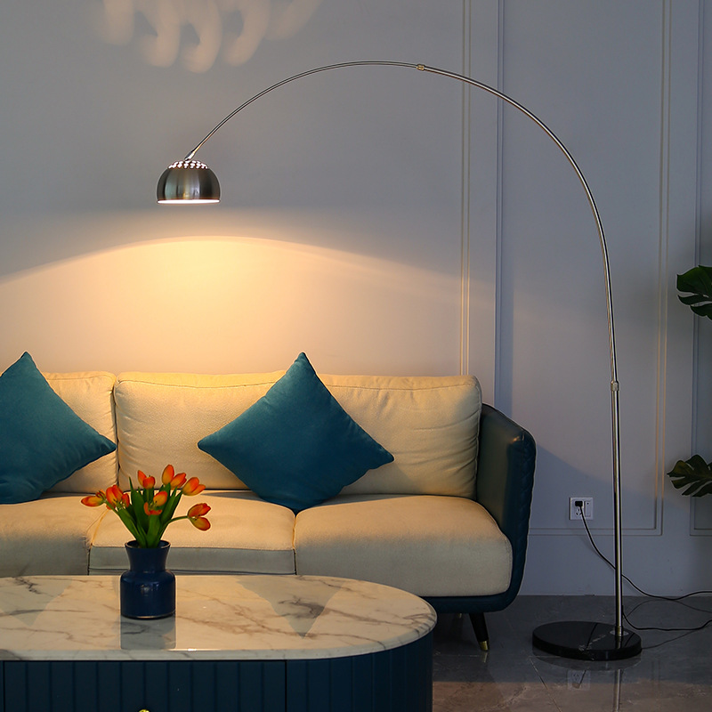 아르코 활 장스탠드 조명 원형 대리석 받침대 플로어 램프 Arco floor lamp L - 상세 이미지 2