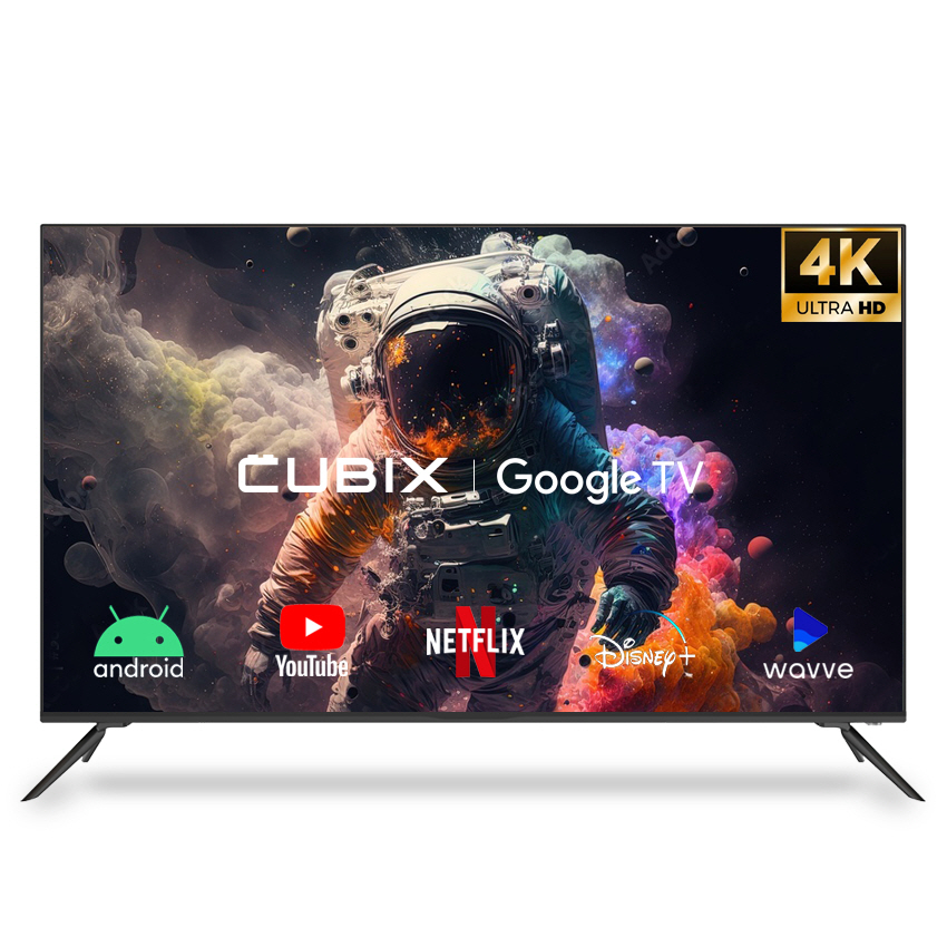 큐빅스 스마트 190cm(75인치) UHD 4K TV LED 구글 안드로이드 GTCBX75UHD-A1