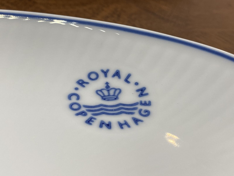 (23cm 오벌접시) 로얄코펜하겐 블루라인 오발 아시에뜨 23cm Blueline assiette oval 23cm 1058879 - 상세 이미지 3