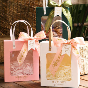 선물상자 구디백 투명 손잡이 선물박스 답례품 도매 10개 실사용 후기 | 효과 있을까? - 상품 이미지 1