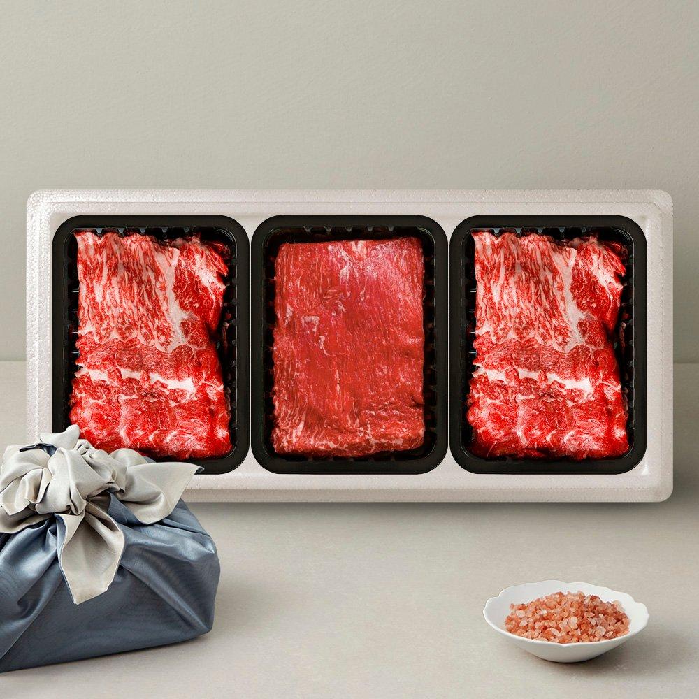 [갤러리아] [고기장인백정] 한우 1+정육세트 1.2kg(불고기2팩+국거리) : 갤러리아백화점